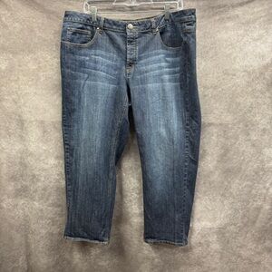 Eddie Bauer Denim Jean Capri Size 16/33